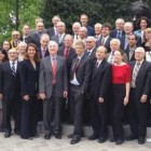 David Karl (3rd row left) & fellow NAS award recipients, including Bill & Melinda Gates