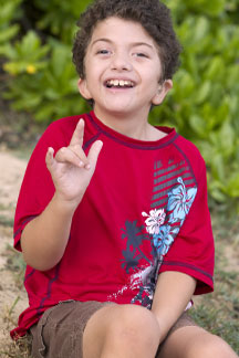 Ikaika is very eager to begin his ambassador role for Kapiolani & Children's Miracle Network Hospitals.
