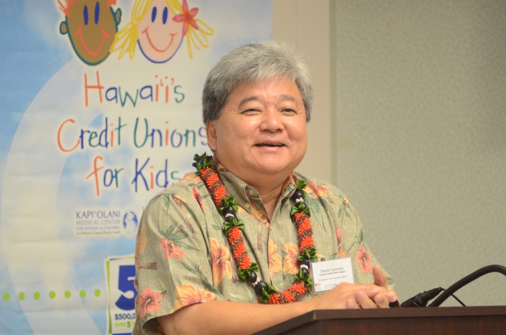 Hawai'i's Credit Union League, President  & Chief Executive Officer Dennis Tanimoto.   