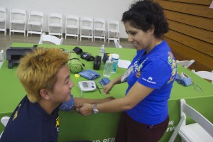 Students took preventive measures against sudden cardiac arrest (SCA) by undergoing cardiac screenings at the Hawaii Heart Youth Screening Program, which was sponsored by Kaiser Permanente Hawaii and the Hawaii Heart Foundation. 