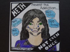 First Place: “Prevent the Addiction” by Jade Young, Grade 9, Castle High School