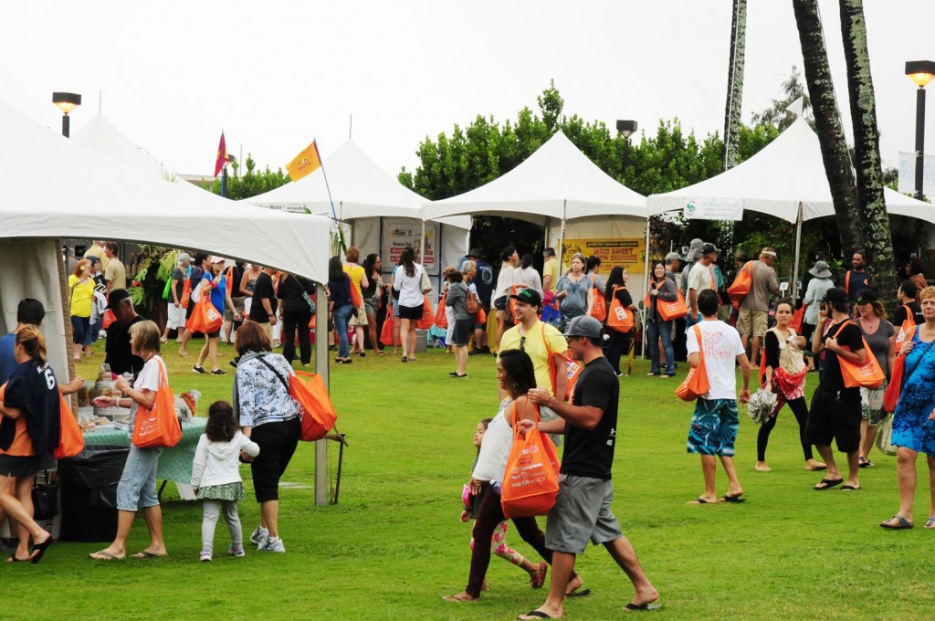 More than 9,400 eager residents and visitors enjoyed a full day of shopping at the first-ever Made in Maui County Festival last November. CREDIT: Mayor’s Office of Economic Development