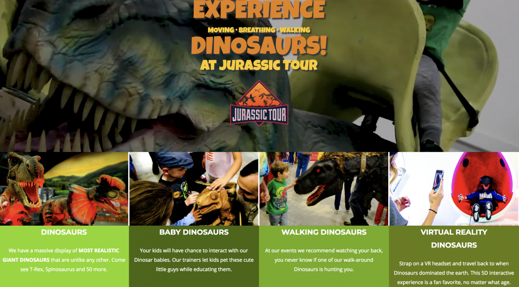 jurassic tour near me