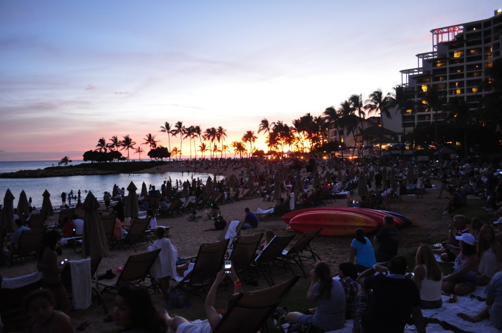 Hawaii Ahe Ko'Olina Celebrates 4th of July with Spectacular Aerial